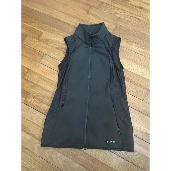 Pikeur Tara Athleisure Ladies Softshell Gilet Caviar Black Size us 8 eur 36 - Picture 1 of 5